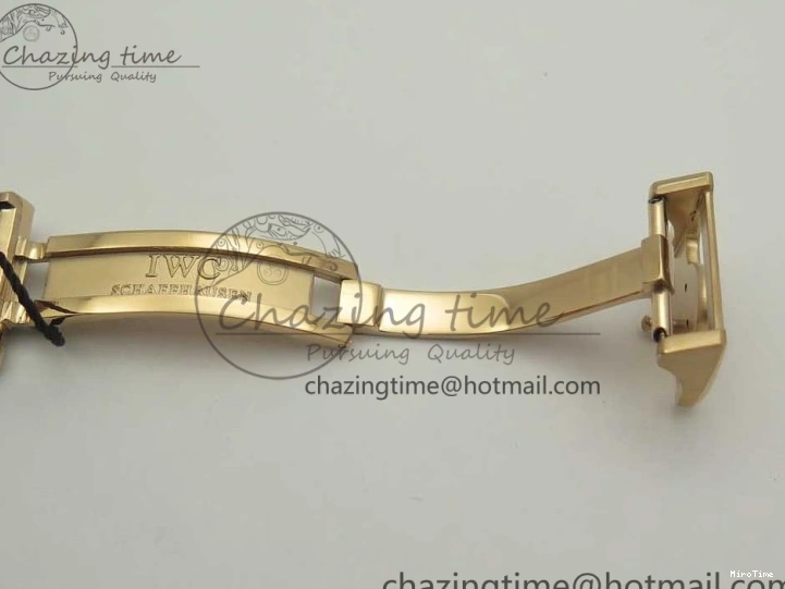 MIROTIME 0422 Thermal Portuguese Real PR Real Annual Calendar IW503501 RG ZF 1:1 Best Edition White Dial on Black Leather Strap A 7150